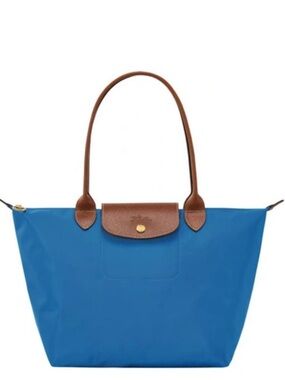 Blue Longchamp Le Pliage Large